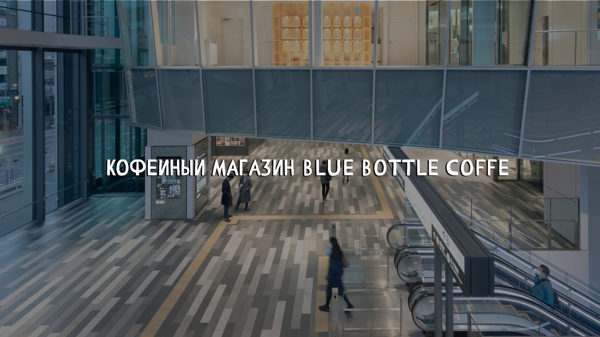 КОФЕЙНЫЙ МАГАЗИН Blue Bottle Coffe 